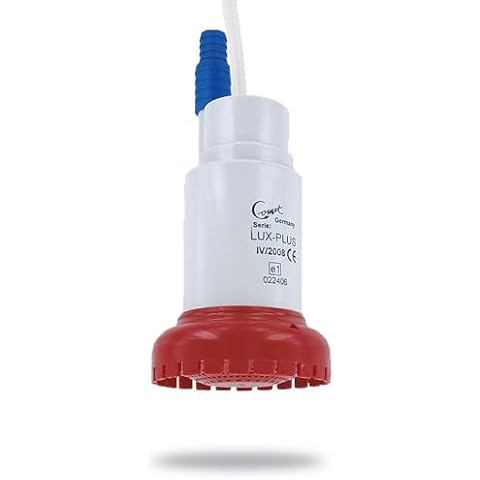 Comet Lux Plus 12 V Submersible Pump with Ventilation and Filter Cover