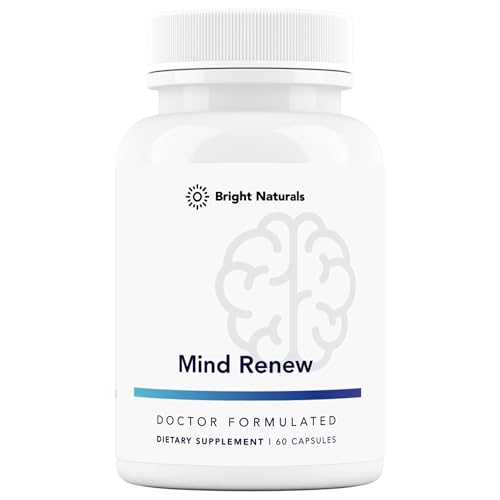 Image of Mind Renew - Brain Supplements for Memory and Focus with Lion's Mane and Ginkgo Biloba Extract - 60 Capsules