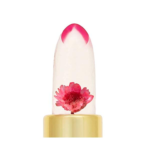 Winky Lux Flower Balm, pH Lip Balm, Color Changing Lipstick and Tinted Lip Balm Stain, Vegan & Cruelty Free Lip Balm, Hydrate & Plump, Sheer Pink Lipstick, Pink Flower
