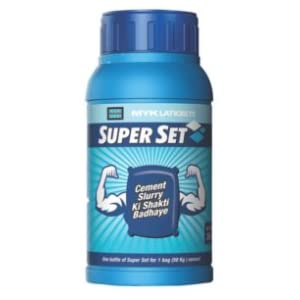 MYK Laticrete Super Set | Cement Additive | Cement Mortar Beds | Super Set 1 BTL(300 ml)
