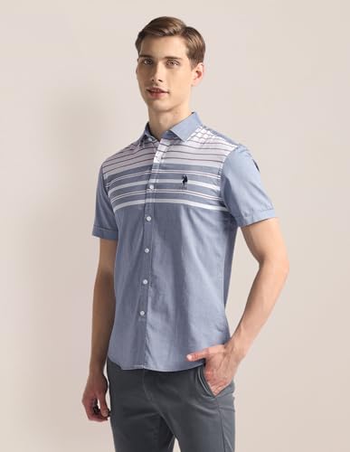 Image of U.S. Polo ASSN. Men's Cotton Regular Fit Shirt
