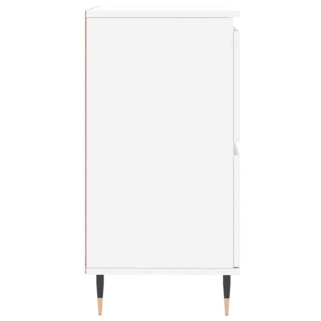 Kredensy 3 szt. białe, materiał drewnopochodny, 180 x 35 x 70 cm, przestrzeń do przechowywania do salonu, jadalni, biura, szafki uniwersalne
