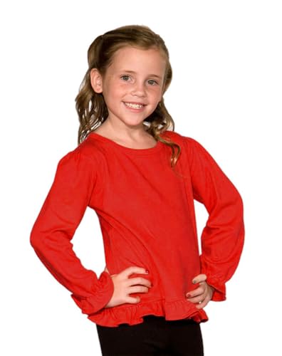 Monag Frill Long Sleeve Toddler T-Shirt