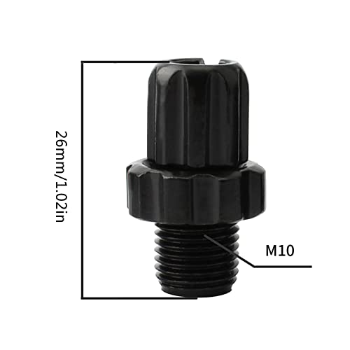 Muloo 5pieces Bike Bolts Aluminum Alloy 10mm Brake Lever Adjuster Bolts Bicycles Brake Handle Adjusting Screw Cycling Part Brake Lever Adjustment Screws Silver