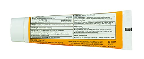 Thera Care Triple Antibiotic Ointment | First Aid | Infection Prevention and Protection | 1.0 oz | Topical Wound Care for Minor Scrapes and Cuts