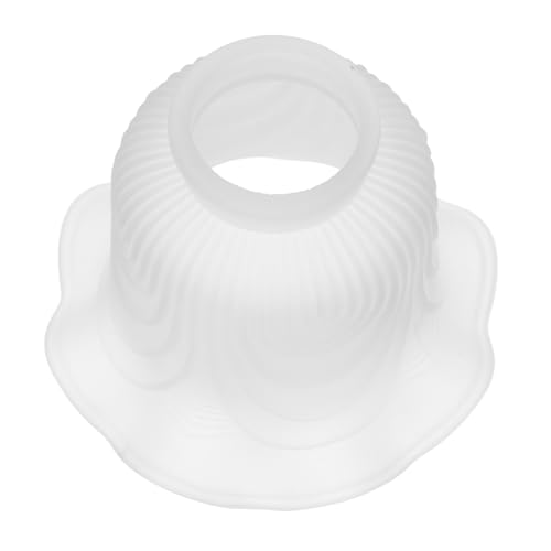 Abat-jour tambour en verre SEWACC avec design de pétale en cristal pour plafonnier moderne