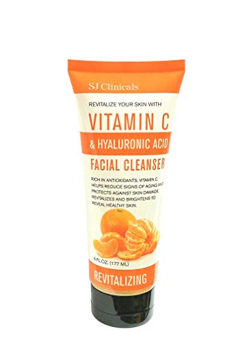 SJ Clinicals Vitamin C & Hyaluronic Acid Facial Cleanser - 6 fl oz