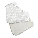 Picture of GUNAMUNA Sleep Sacks for Babies Toddlers and Newborns, Easy Changing Diaper Zipper, 2.5 TOG, Magnolia, 18-24 Months