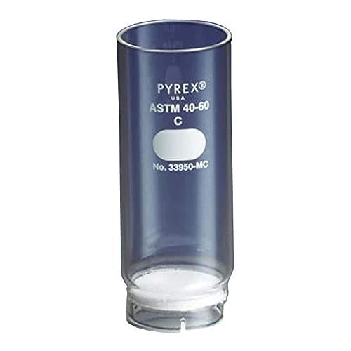 Image of Pyrex Borosilicate Glass Coarse Porosity Fritted Thimble, 130mm H (Case of 6)