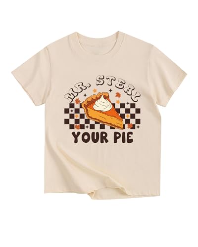 Toddler Boys Thanksgiving Shirt Turkey Day T-Shirt Gobble Cotton Short Sleeve Tees 2-10 Years
