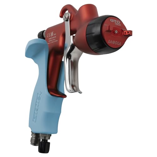 Image of GripFx Ergonomic Paint Spray Gun Grip for Sagola 3300 GTO 4600 (Right Handed, Aqua Blue)