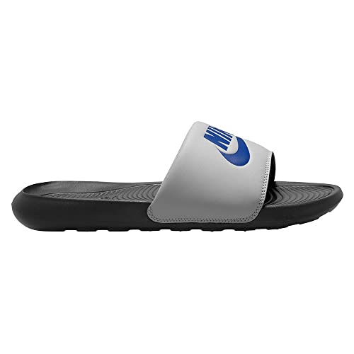 NIKE Victori One, Chanclas Hombre, Light Smoke Grey Game Royal Black, 47.5 EU