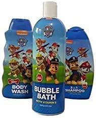 Paw Patrol Bath Set Trio (Bubble Bath, Body Wash & 2-in-1 Shampoo ...