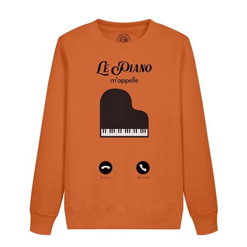 Sweatshirt enfant le piano m'appelle une idée cadeau originale de musique