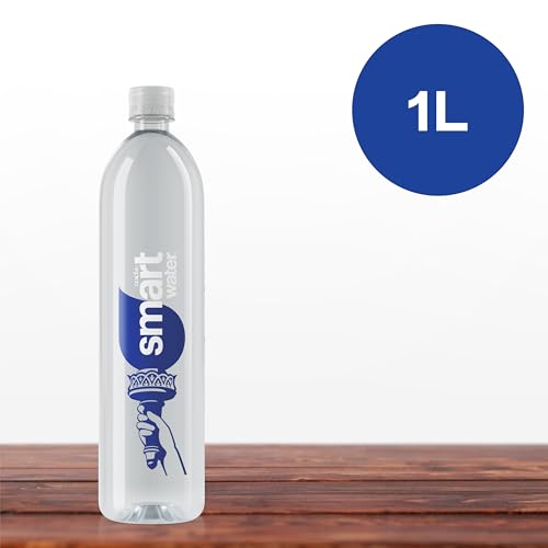 Image of Smartwater vapor distilled premium water bottles, 1L, 6 Pack