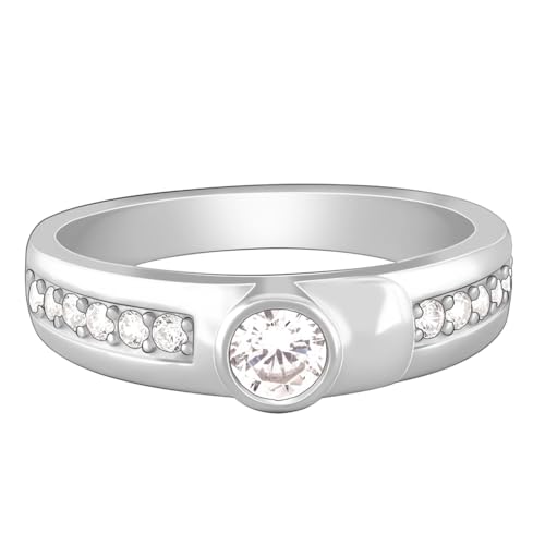 Image of GIVA 925 Silver Moon Tail Ring,Fixed Size,Indian - 12 | Gifts for Women and Girls | With Certificate of Authenticity and 925 Stamp | 6 Months Warranty*