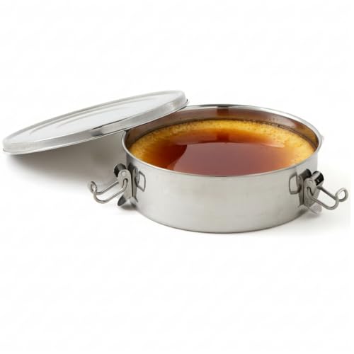 IMUSA 1.5Qt Stainless Steel Flan Mold with Lid...