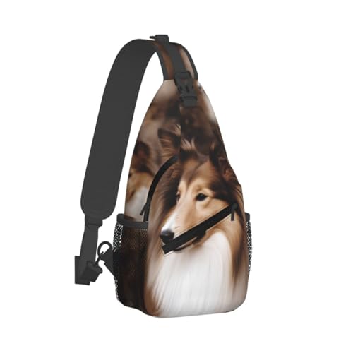 Bolso Shelties Dog Cross para hombre y mujer miniatura 2
