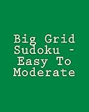 Big Grid Sudoku - Easy To Moderate: Fun, Large Grid Sudoku Puzzles