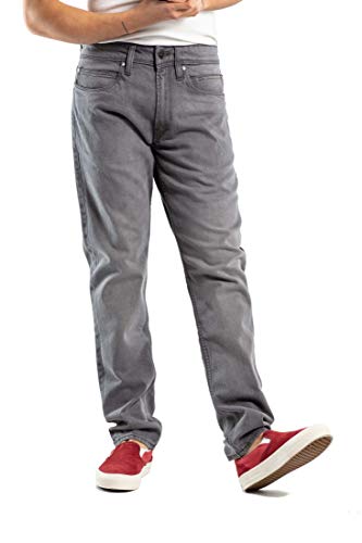 Reell Nova 2 Grey 33/32 Hose für Männer, Herrenjeans, Tapered Fit