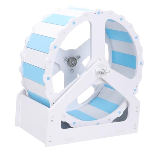 Totority Hamster Exercise Wheel Parallel Tracks Quiet Operation Great for Household Pet Toys