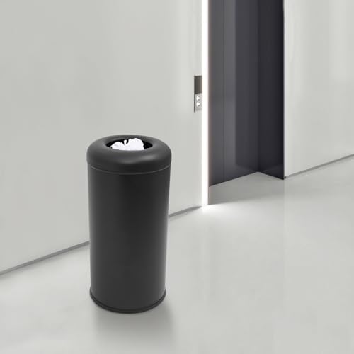Caneca de basura abierta acero inoxidable 15.48 gal miniatura 4