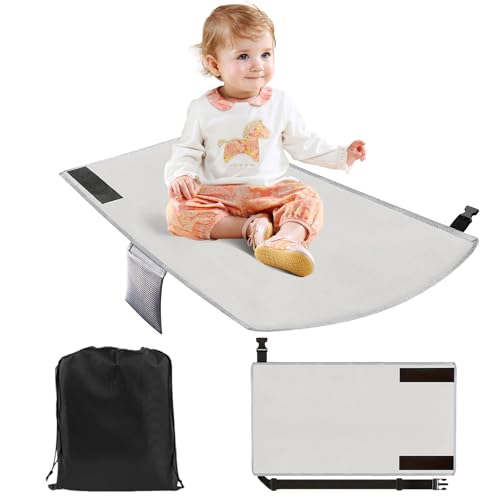 DSXVJHD Travel Airplane Bed for Toddler Portable Airplane Seat Extender Pedals Bed Footrest Hammock Kids Travel Leg Rest Essentials