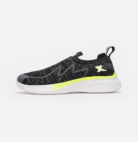 Image of XTEP Running Shoes for Women Breathable Knitted Pull On Sports Walking Shoes Lightweight Casual Sneakers