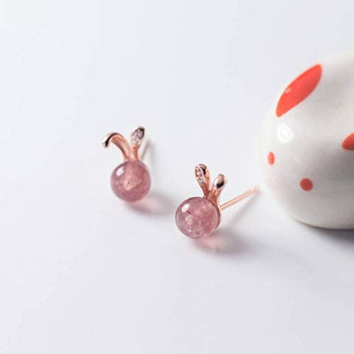 Boucles d'oreilles lapin S925 pour illuminer vos tenues décontractées