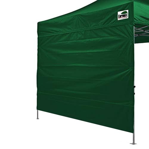 Image of Eurmax USA 10x6.25 Pop Up Canopy SunWall-UV Protection for Tent,Blocks Sunlight&Wind,Water Resistant Side Wall Only,Easy Hook & Loop Installation,Fit for 10FT Straight Leg Shelters&Gazebo,Forest Green