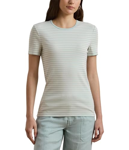 Lauren Ralph Lauren Women's Striped Stretch Cotton...