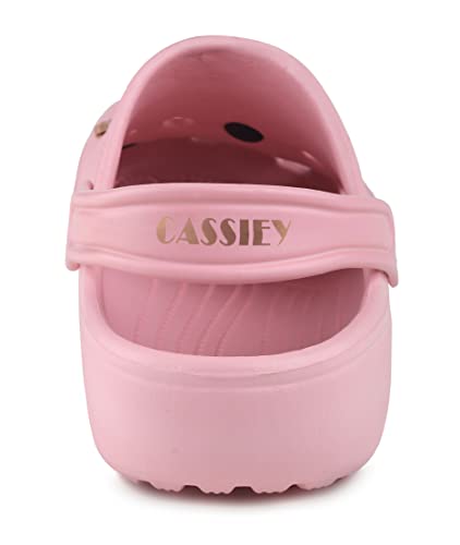 Image of CASSIEY Fashionable Comfortable Lightweight Platform Heels Clogs Slipper for Women's