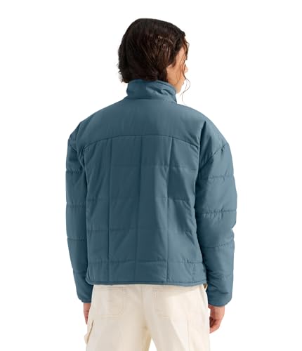 Image of THE NORTH FACE Girls Reversible Shasta Full Zip Jacket | Puffer Coat With Synthetic Insulation, Fleece Lined, Water Repellent