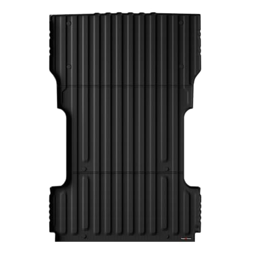 Image of TripleAliners 8FT Truck Bed Mat for 2015-2026 Ford F150 | All Weather Protection, TPE Pickup Bed Liner with Raised Wall, Custom Fit, Anti-Slip, Durable, for Ford F-150 Accessories