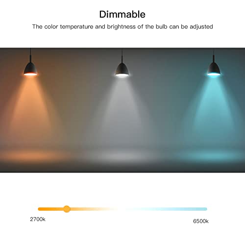 DoHome E27 Smart Bulb, Music Sync Dimmable 9W 850lm - Image 3