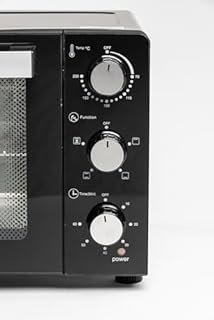 Forno Elettrico Devil 23 Litri Melchioni doppio vetro di sicurezza termoisolato resistenze Acciaio grill, combinato ventilato luce interna 1200W Timer Termostato by Dimensione Elettronica