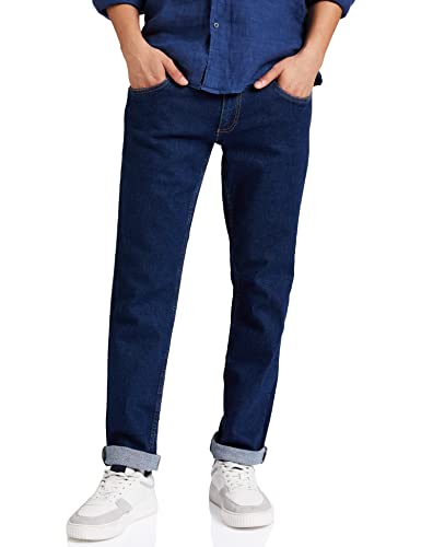 Image of Amazon Brand - Symbol Men Cotton Rich Stretchable Jeans | Casual Denim Relaxed Fit