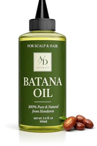 Batana Oil for Hair Growth - 100% Pure & Natural from Honduras, Dr. Sebi Organic Approved for Thicker & Stronger Hair (Botana Oil)