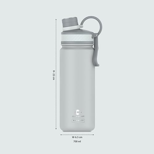 Image of Clay Craft VACBOTT Zing Double Walled 18 Hours Hot and 24 Cold Vacuum Insulated Water Bottle, 780ML Steel Bottles for Travelling|BPA-Free|BIS Certified|1Year Limited Warranty