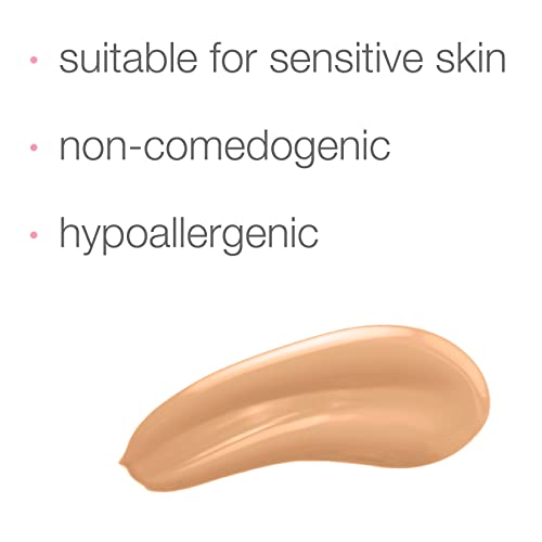Neutrogena Sensitive Skin Serum Foundation, Medium 01, 1 oz - image 4