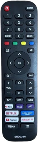 EN2G30H for hisense tv remote control EN2A30 fit for Universal Remote Control for Hisense VIDAA Smart TV,Pre programming