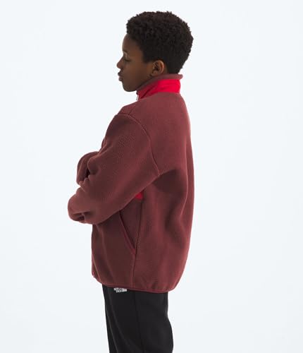 Image of THE NORTH FACE Boys' Yumiori Full Zip Jacket | Lightweight Fleece Coat, Embroidered Logo & Zip Chest Pocket