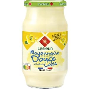 Lesieur Mayonnaise Fine et Douce Pot - Oeufs Frais, Sans Moutarde 475g (Lesieur Mayonnaise Pot - Fresh Eggs, without Mustard 475g)