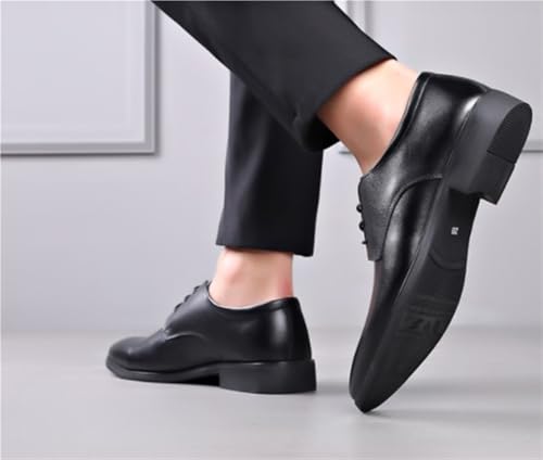 Leather Formal Business Oxford Shoes Mens Patent Lace-Up Soft Bottom Casual Classic Work Office Dress for Wedding4