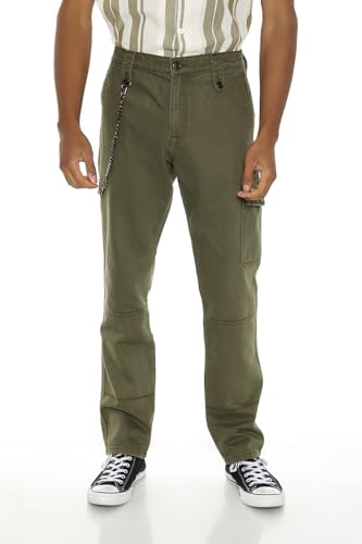 Forever 21 Men's Slim-fit Wallet Chain Jeans2