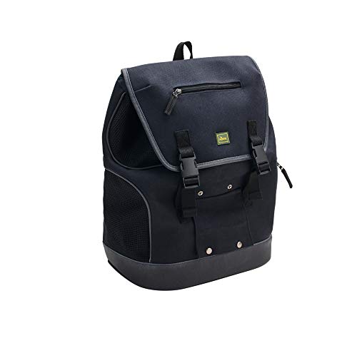Madison Rucksack zum einfachen Transport von Hunden und Katzen Farbe schwarz, Größe one-Size