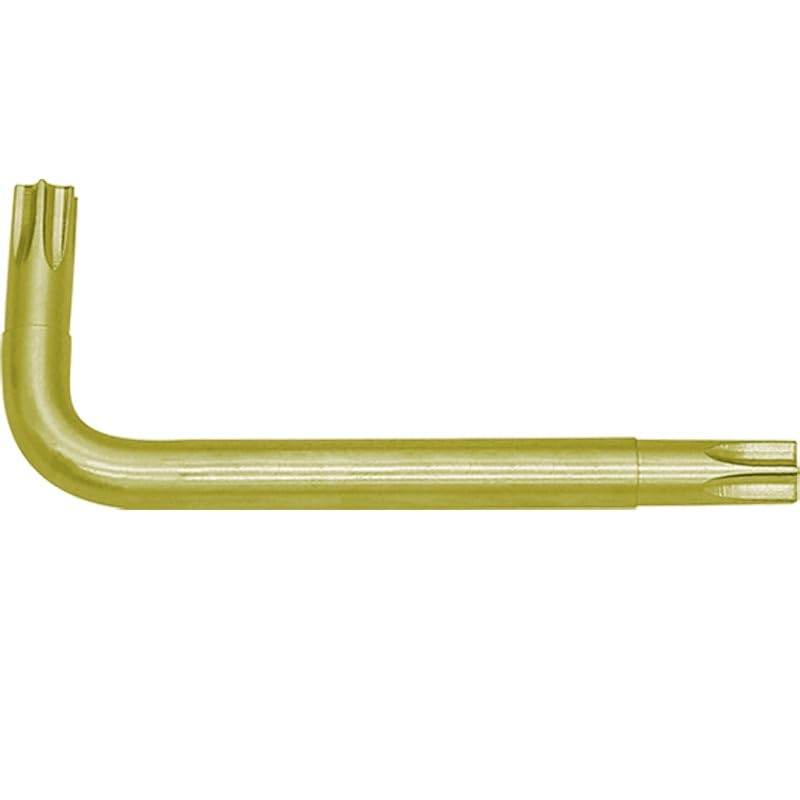Clé Torx coudée T15, fabriquée en fil, idéale pour visser dans les espaces restreints et les réparations mécaniques.