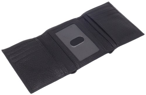 John Deere Men's Historical Logo Trifold Wallet, Black, One Size #TOP3