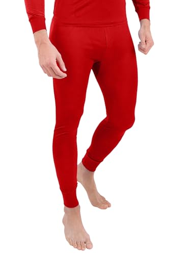 INTIMO Men's Classic Silk Long John Adult Pajama Set Top and Bottom4