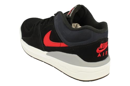 Image of NIKE Jordan Stadium 90 Men's Shoes (FZ4184-010, Black /White /Cement Grey /Fire Red) Size 11